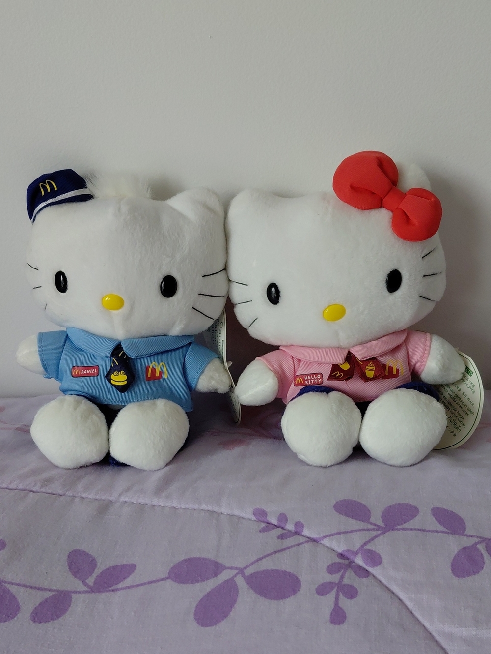 Vintage Y2K McDonald's Hello Kitty & Dear Daniel Plush Set 1999